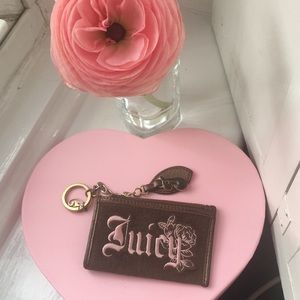 Vintage Juicy Couture Keychain Coin Wallet Vtg